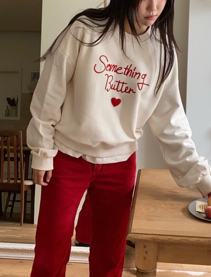 Diana - Korean Women Fashion - #romanticstyle - Something Sweatshirt - 3