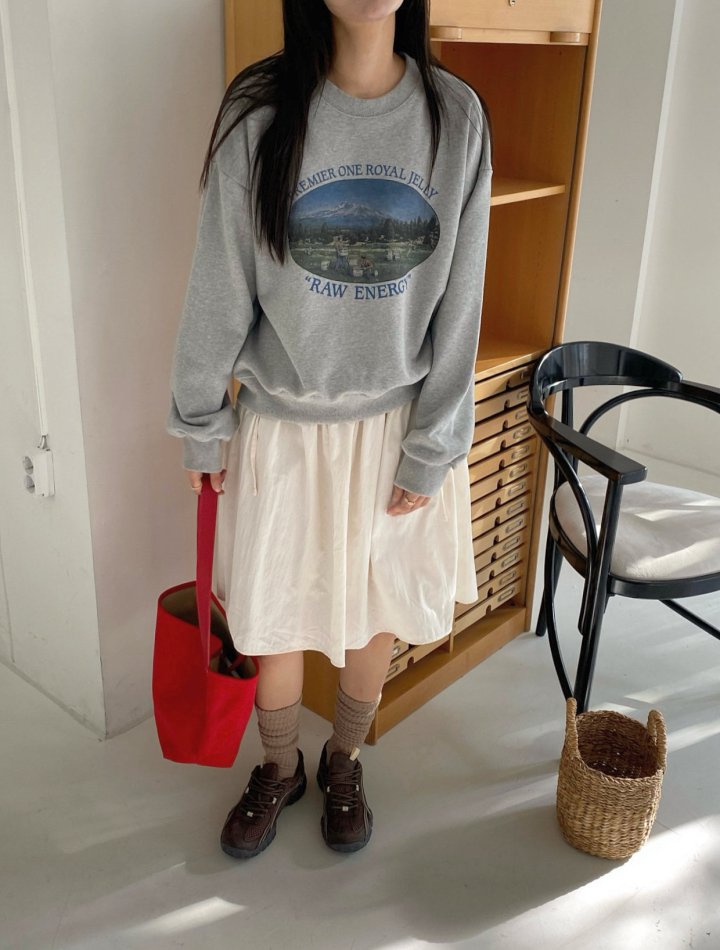 Diana - Korean Women Fashion - #romanticstyle - Low Sweatshirt - 7