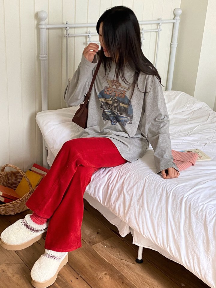 Diana - Korean Women Fashion - #shopsmall - Kappa Tee - 10