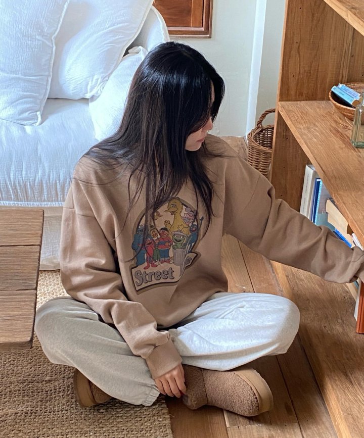 Diana - Korean Women Fashion - #shopsmall - Life Sweatshirt - 6