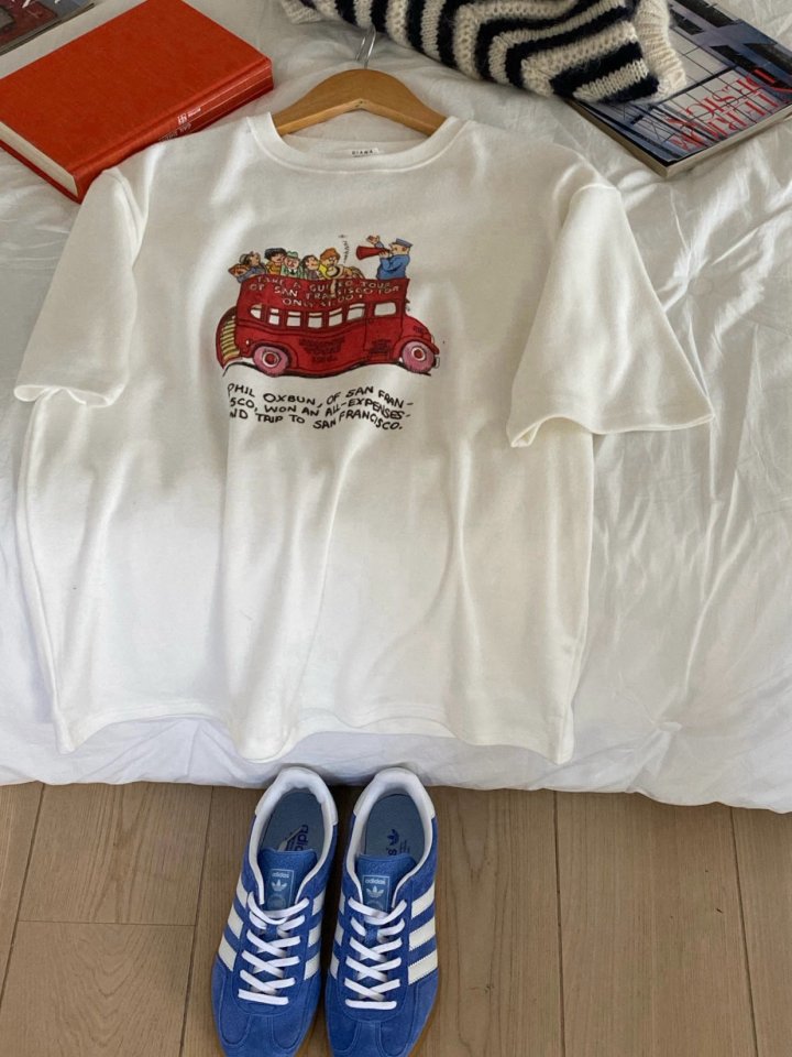 Diana - Korean Women Fashion - #shopsmall - Tour Peach Tee - 3