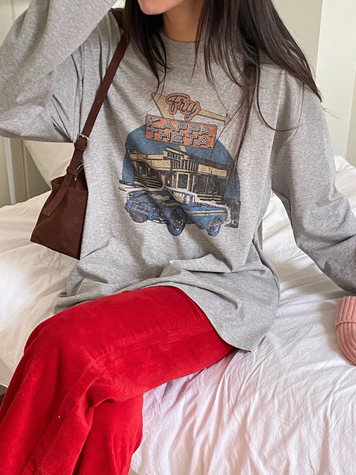 Diana - Korean Women Fashion - #thatsdarling - Kappa Tee - 11