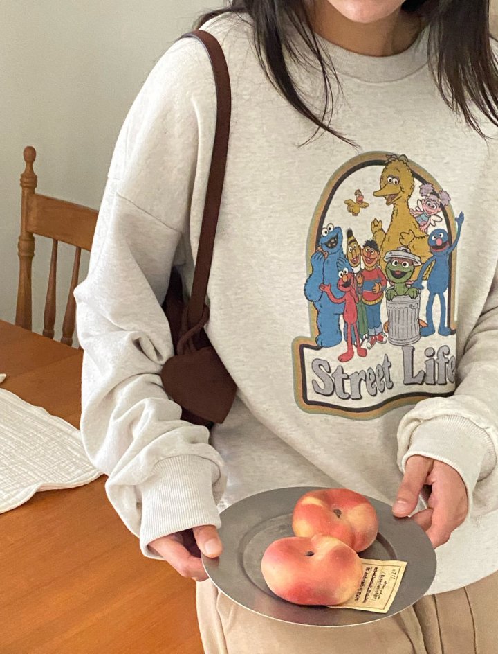 Diana - Korean Women Fashion - #thatsdarling - Life Sweatshirt - 7