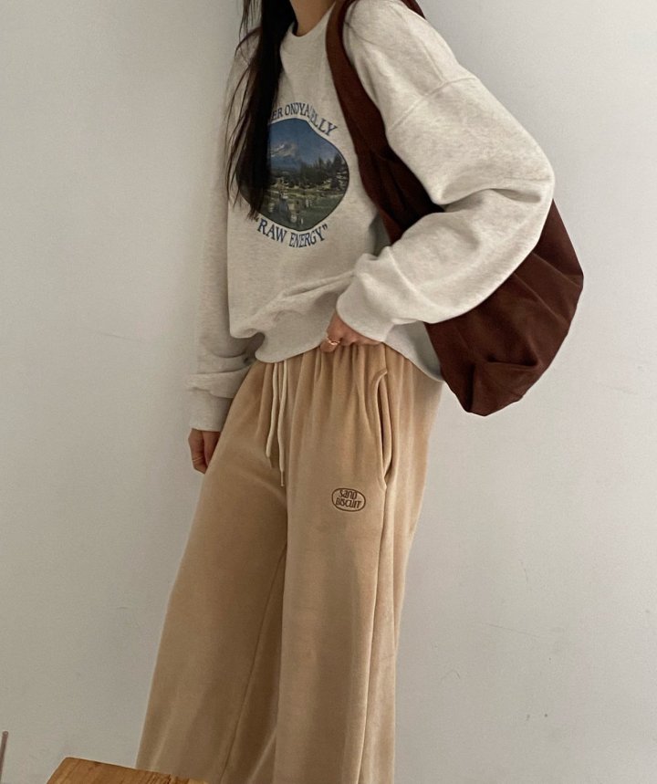 Diana - Korean Women Fashion - #thatsdarling - Sand Velour Pants - 7