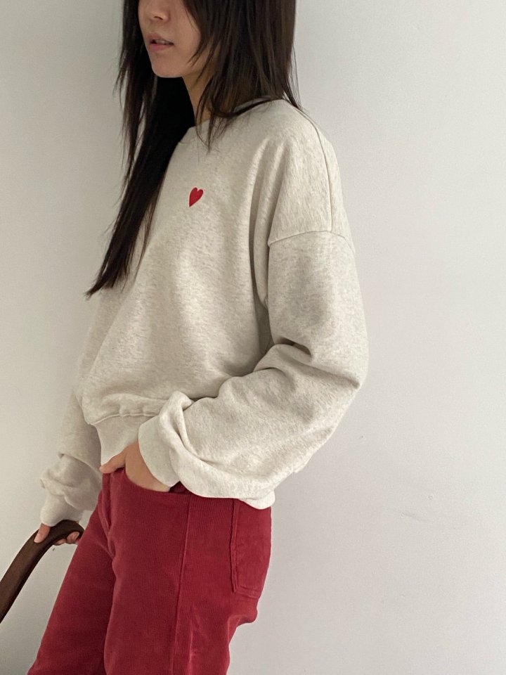 Diana - Korean Women Fashion - #thelittlethings - Cell Heart Sweatshirt - 2