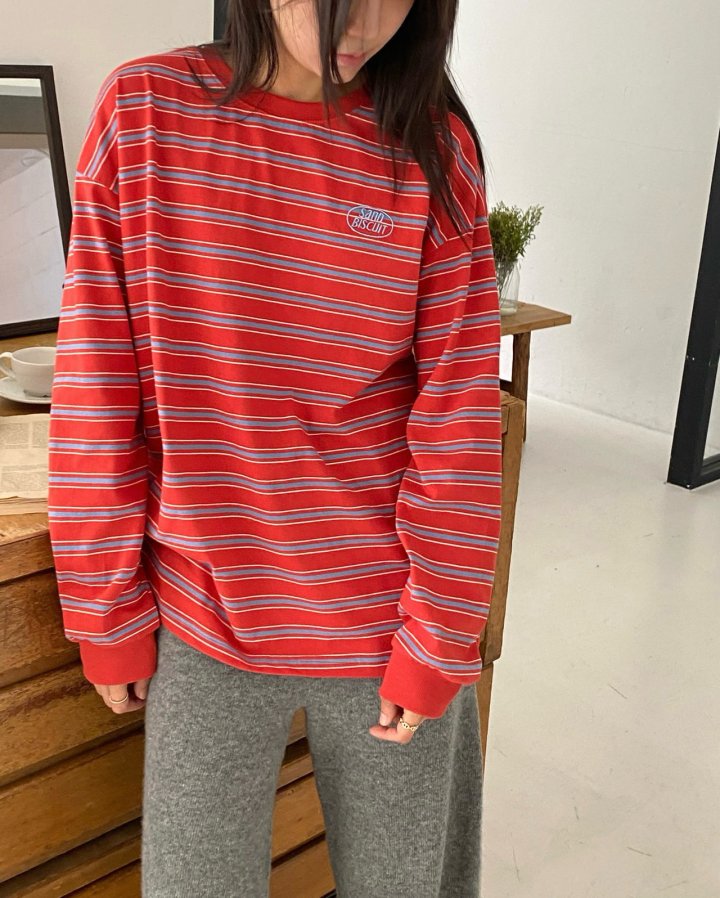 Diana - Korean Women Fashion - #thelittlethings - Biscuit Stripe Tee