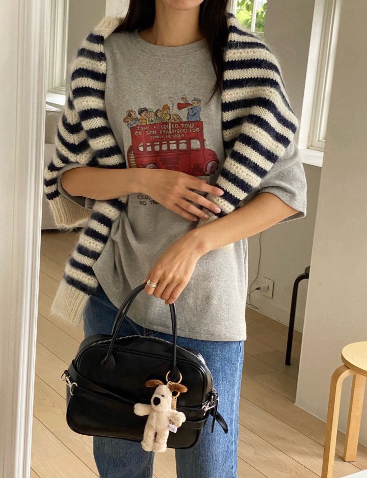 Diana - Korean Women Fashion - #thelittlethings - Tour Peach Tee - 5