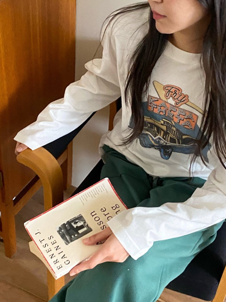 Diana - Korean Women Fashion - #vintageinspired - Kappa Tee - 5