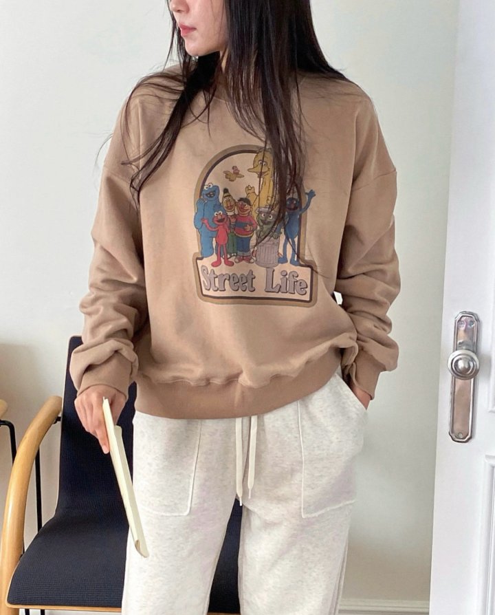 Diana - Korean Women Fashion - #vintageinspired - Life Sweatshirt