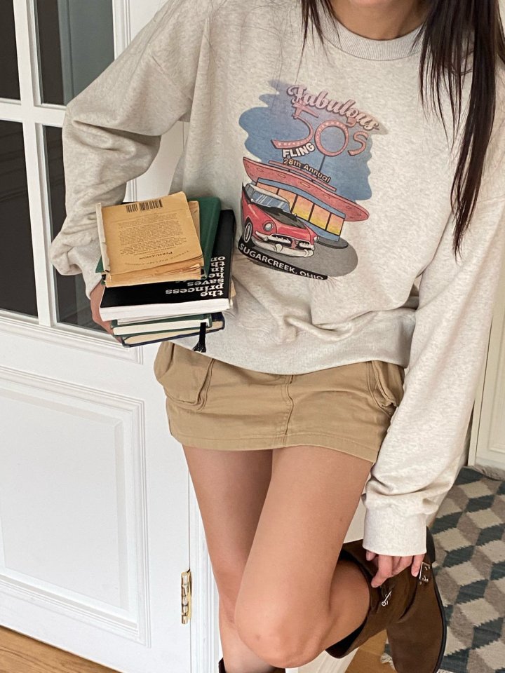 Diana - Korean Women Fashion - #vintageinspired - Fabulous Sweatshirt - 4