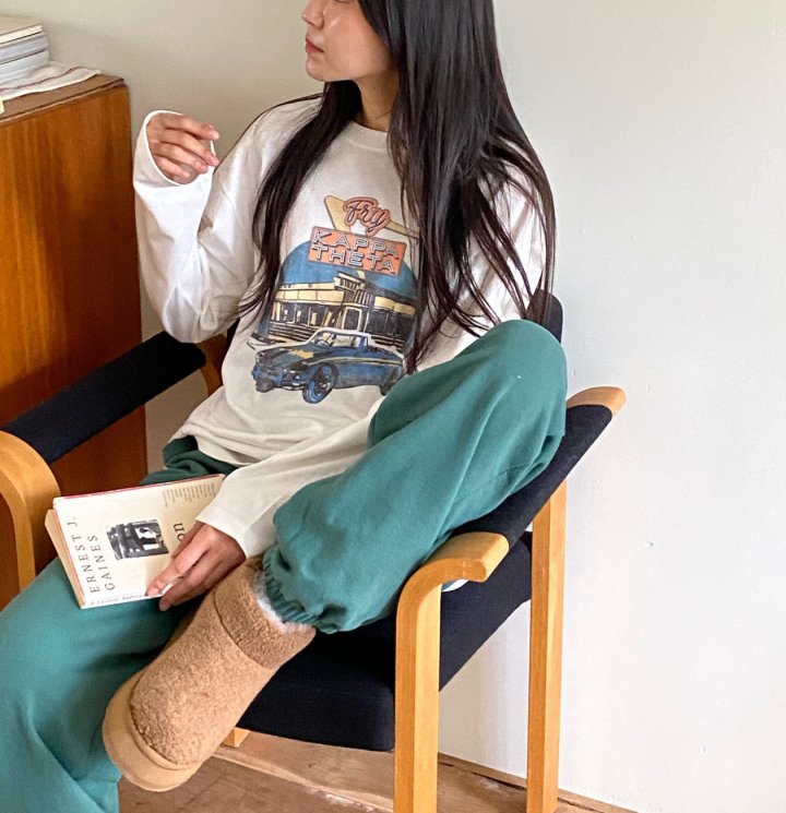 Diana - Korean Women Fashion - #momslook - Kappa Tee - 4