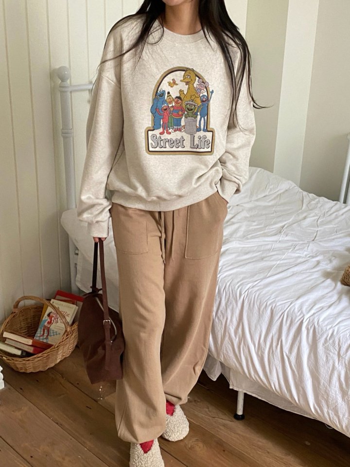Diana - Korean Women Fashion - #womensfashion - Life Sweatshirt - 10