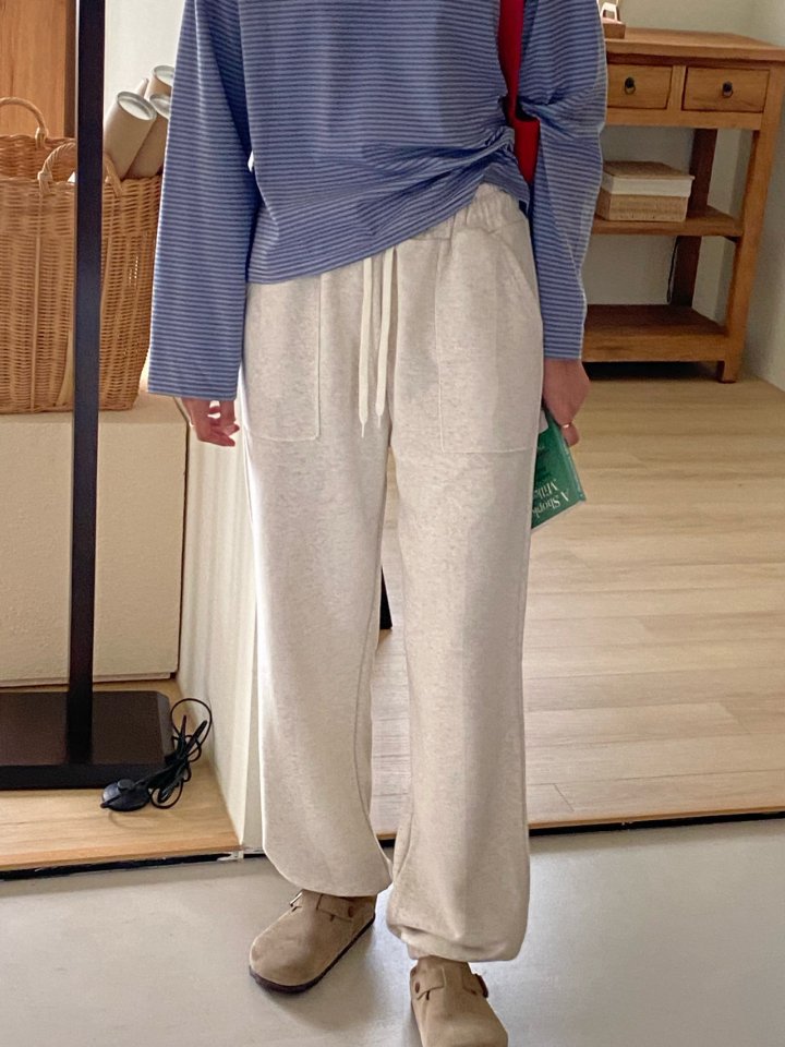 Diana - Korean Women Fashion - #womensfashion - Square Jogger Pants - 10
