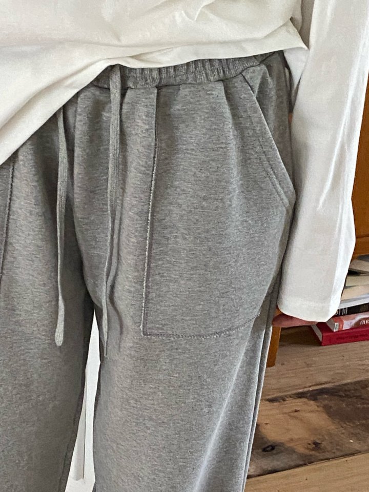 Diana - Korean Women Fashion - #womensfashion - Square Jogger Pants - 8