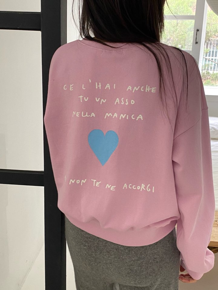 Diana - Korean Women Fashion - #womensfashion - Cell Heart Sweatshirt - 10
