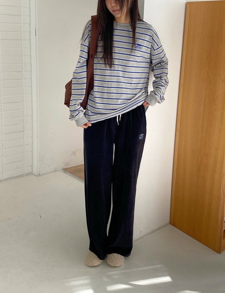 Diana - Korean Women Fashion - #womensfashion - Biscuit Stripe Tee - 9