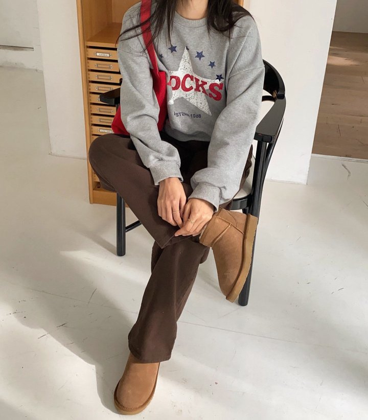 Diana - Korean Women Fashion - #womensfashion - Rock Sweatshirt - 8