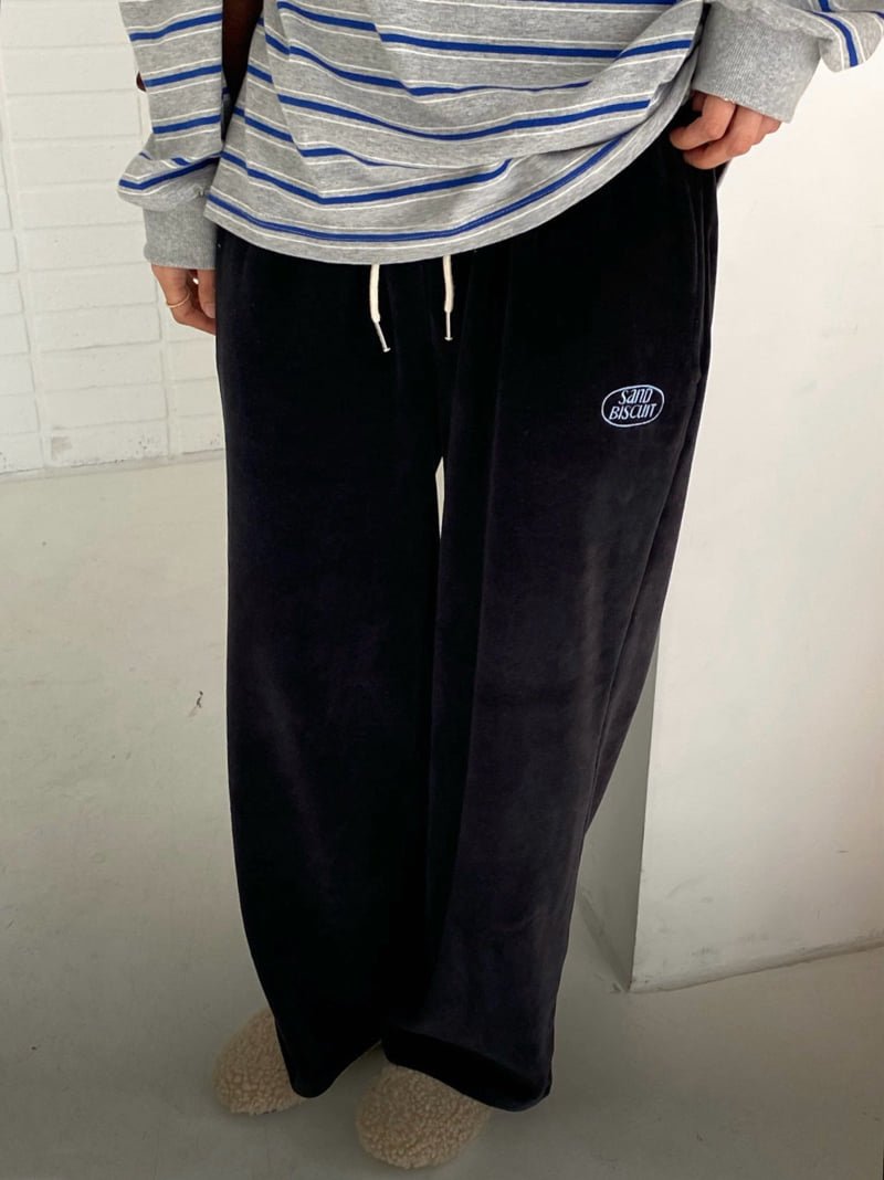 Diana - Korean Women Fashion - #womensfashion - Sand Velour Pants - 12