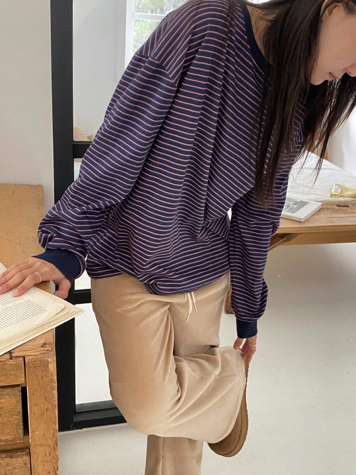 Diana - Korean Women Fashion - #womensfashion - Highteen Stripe Tee - 10