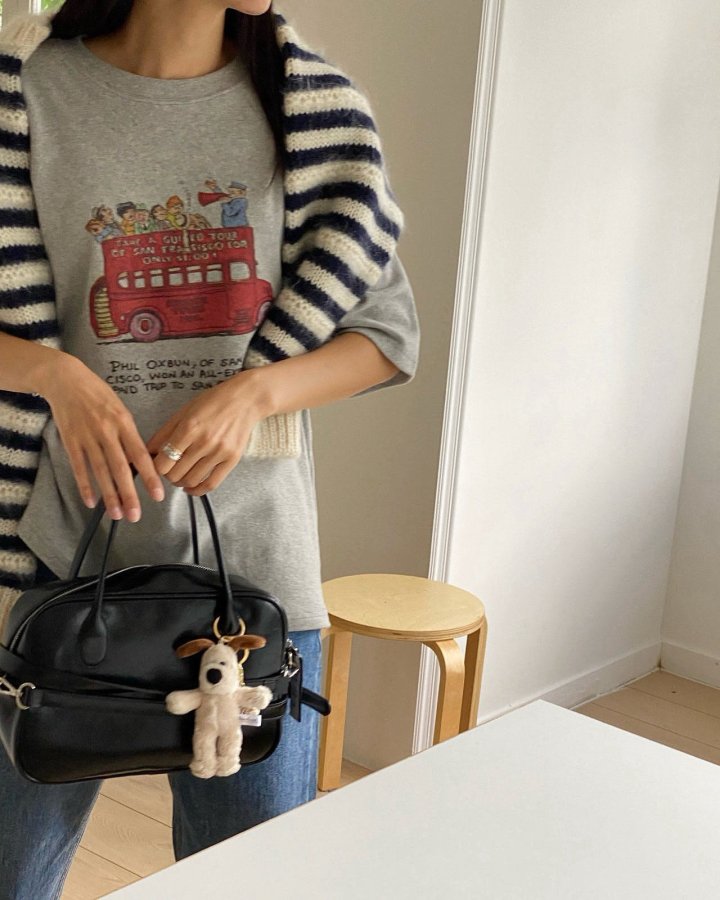 Diana - Korean Women Fashion - #womensfashion - Tour Peach Tee - 7