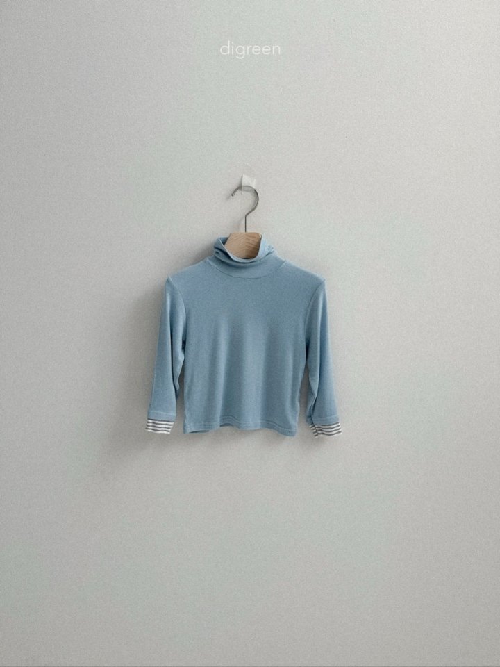 Digreen - Korean Children Fashion - #kidzfashiontrend - Layered Turtleneck Tee - 4