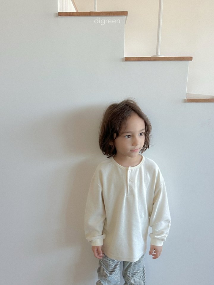 Digreen - Korean Children Fashion - #Kfashion4kids - Button Tee - 11