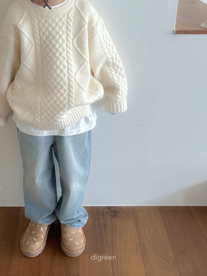 Digreen - Korean Children Fashion - #Kfashion4kids - Bebe Twist Knit - 10