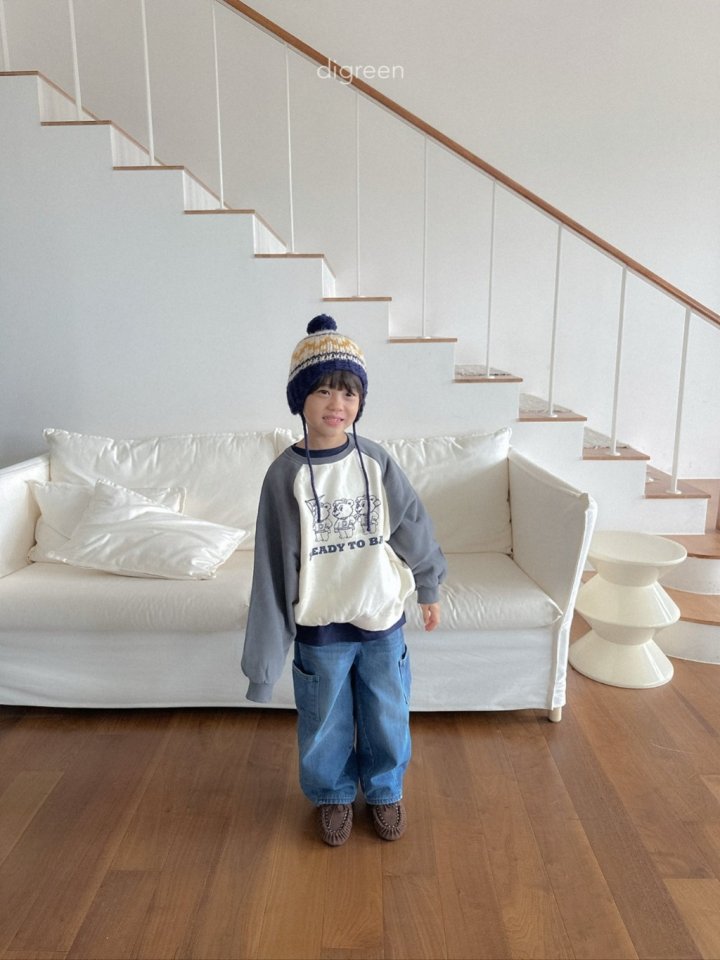Digreen - Korean Children Fashion - #childofig - Bear Raglan Sweatshirt - 11
