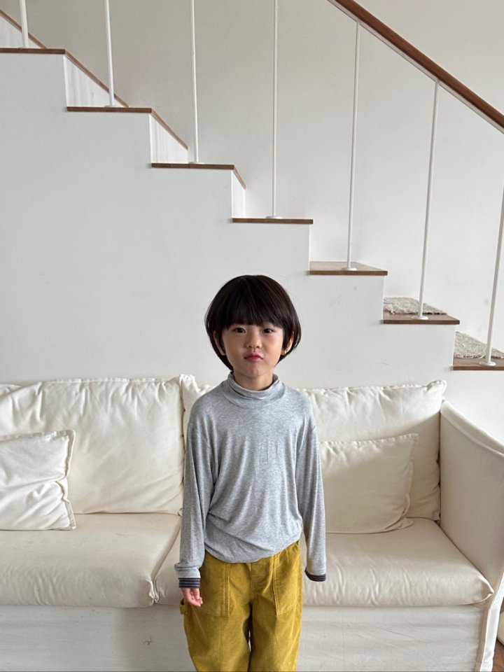 Digreen - Korean Children Fashion - #childofig - Layered Turtleneck Tee - 10