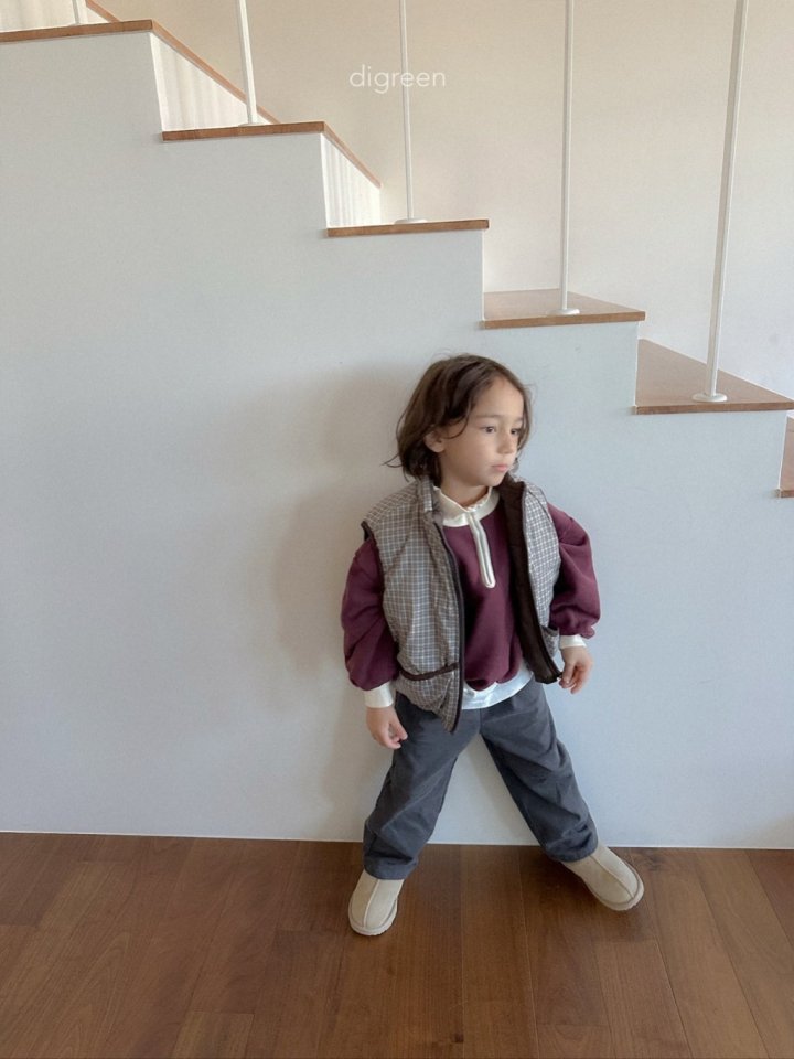Digreen - Korean Children Fashion - #childofig - Line Zip-up Tee - 8