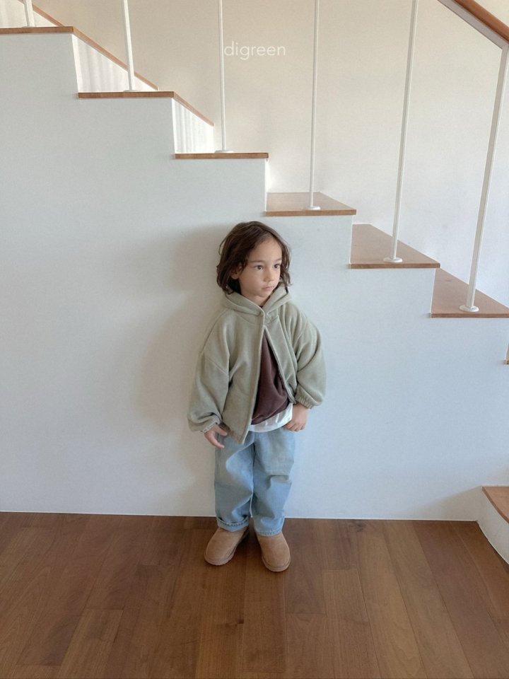 Digreen - Korean Children Fashion - #childofig - Cone Denim Pants - 12