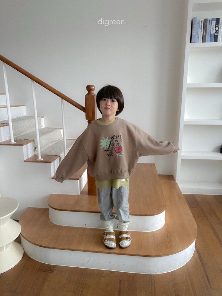 Digreen - Korean Children Fashion - #childofig - Stripe Jogger Leggings Pants - 8