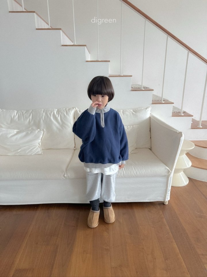 Digreen - Korean Children Fashion - #childrensboutique - Line Zip-up Tee - 9