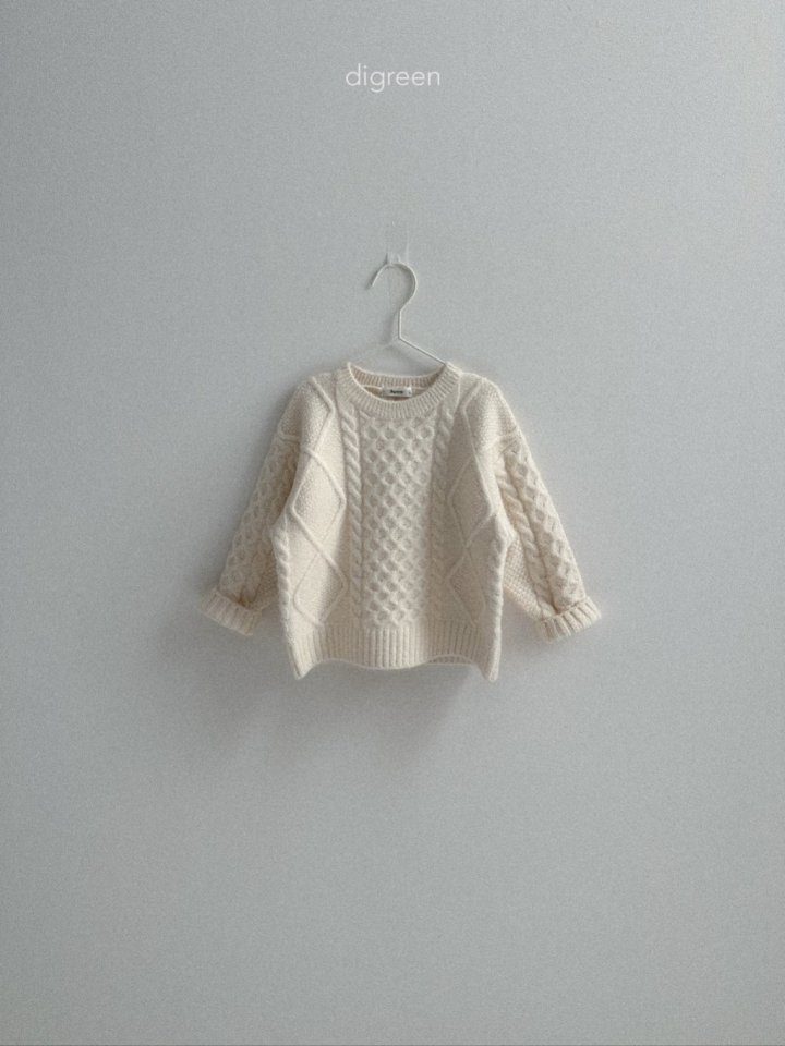 Digreen - Korean Children Fashion - #childrensboutique - Bebe Twist Knit - 3