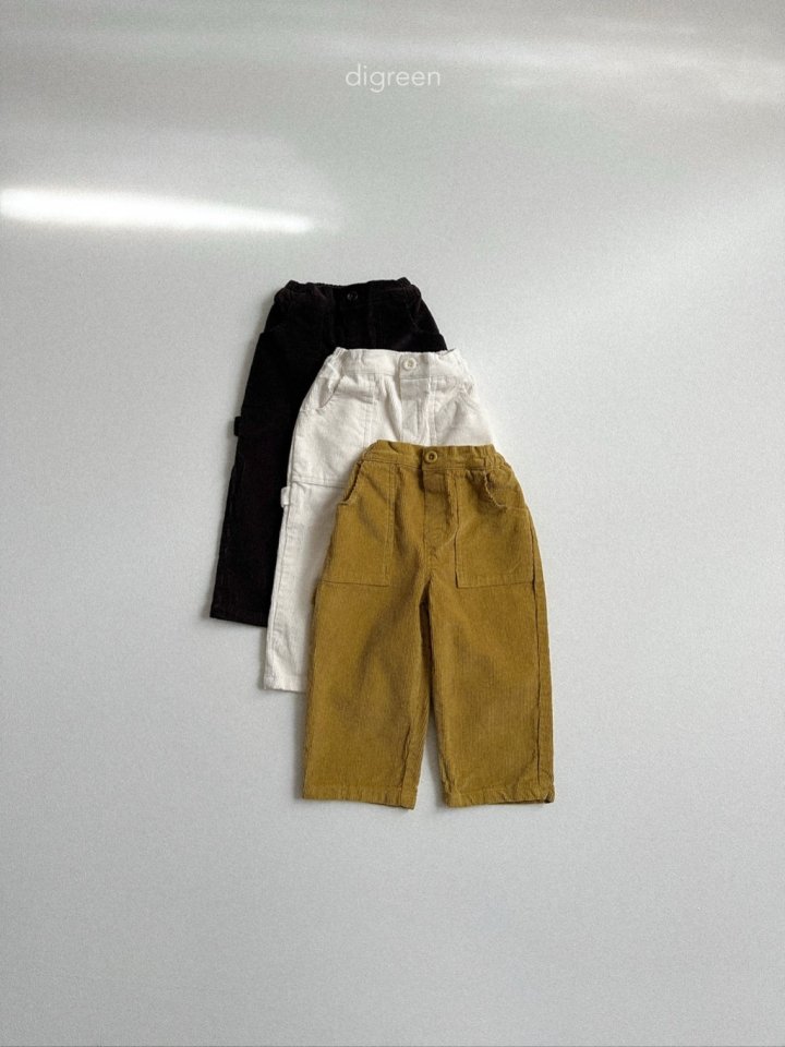 Digreen - Korean Children Fashion - #childrensboutique - Olive Pants - 2