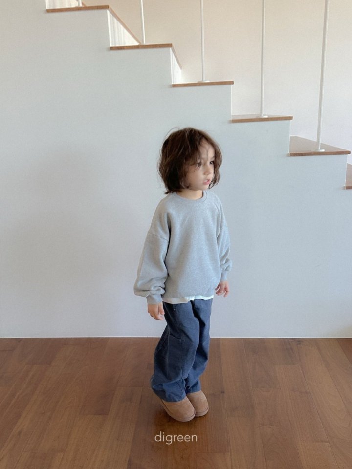 Digreen - Korean Children Fashion - #childrensboutique - Argyle Patch Sweatshirt - 12