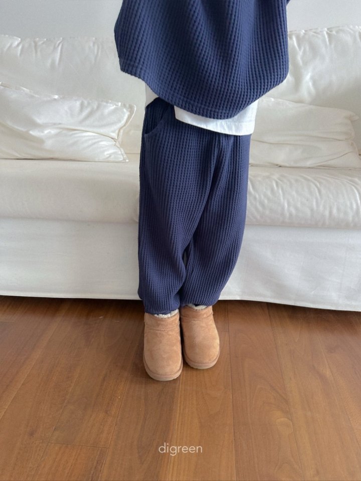 Digreen - Korean Children Fashion - #designkidswear - Waffle Pants - 9