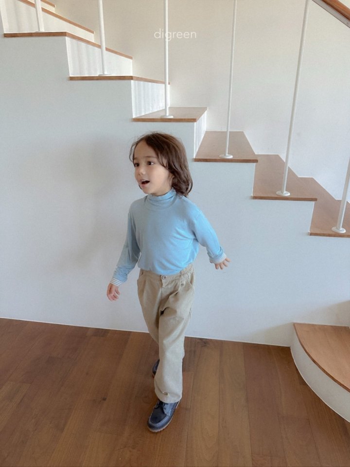 Digreen - Korean Children Fashion - #designkidswear - Layered Turtleneck Tee - 12