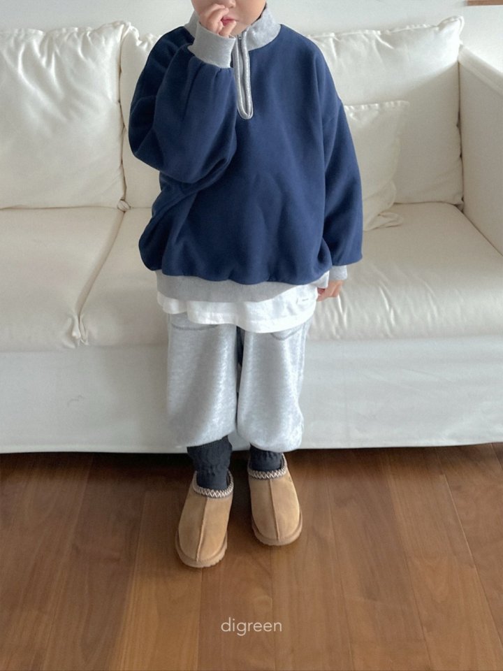 Digreen - Korean Children Fashion - #designkidswear - Line Zip-up Tee - 10