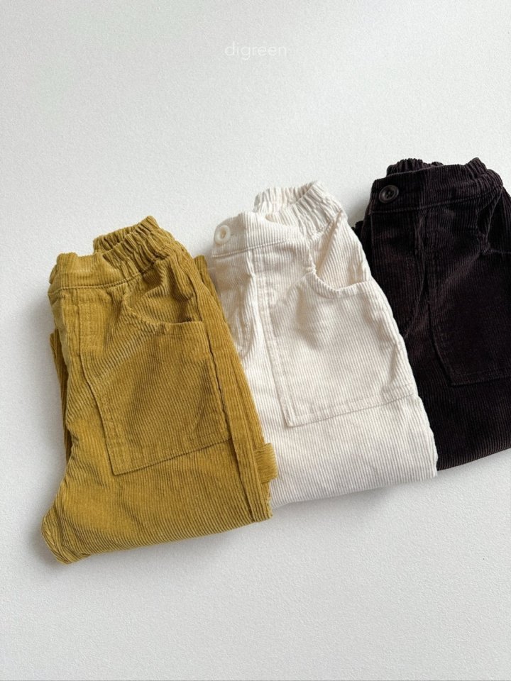 Digreen - Korean Children Fashion - #designkidswear - Olive Pants - 3