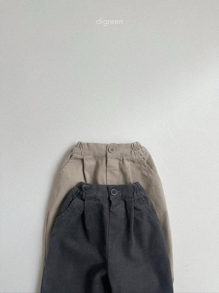 Digreen - Korean Children Fashion - #childrensboutique - Minimal Tuck Pants - 4