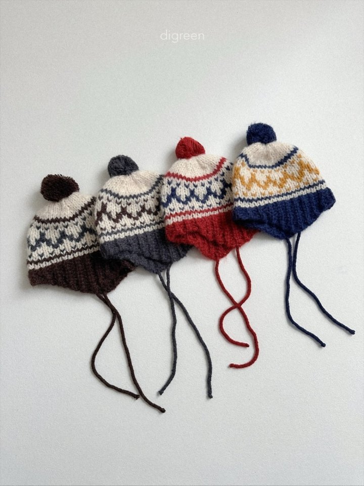 Digreen - Korean Children Fashion - #discoveringself - Cowichan Bonnet