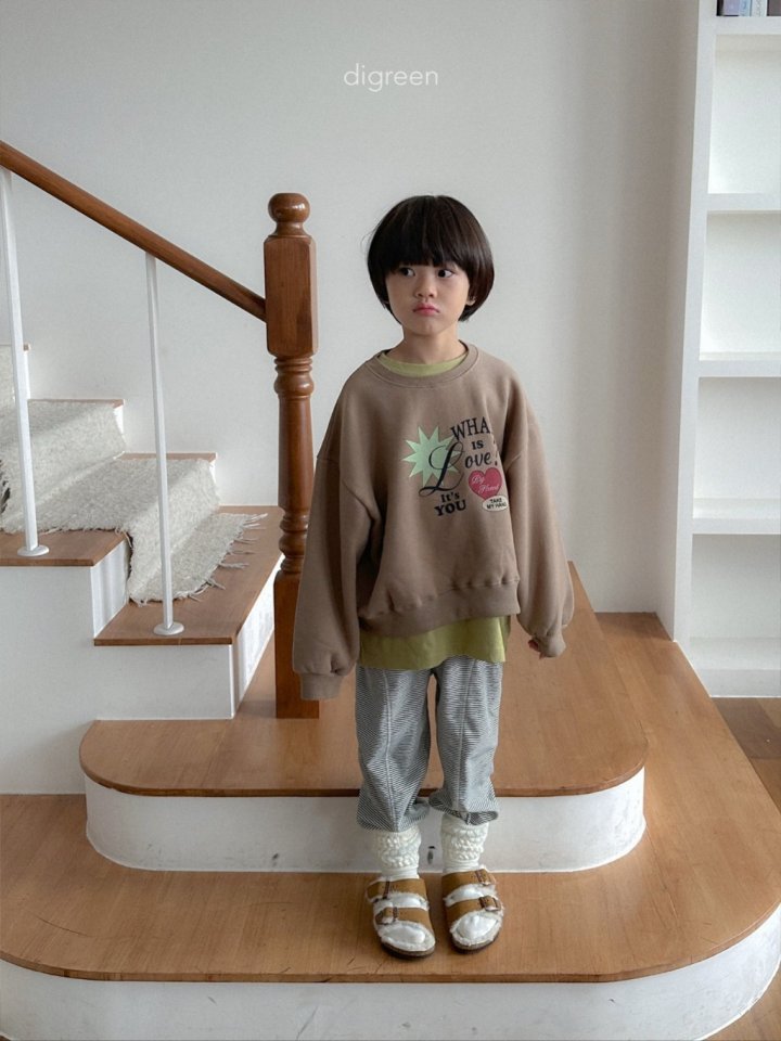 Digreen - Korean Children Fashion - #discoveringself - What Is Love Sweatshirt - 11