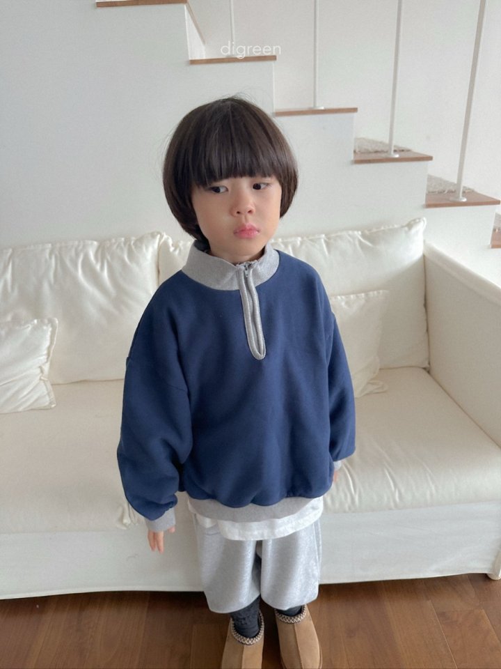 Digreen - Korean Children Fashion - #discoveringself - Line Zip-up Tee - 11