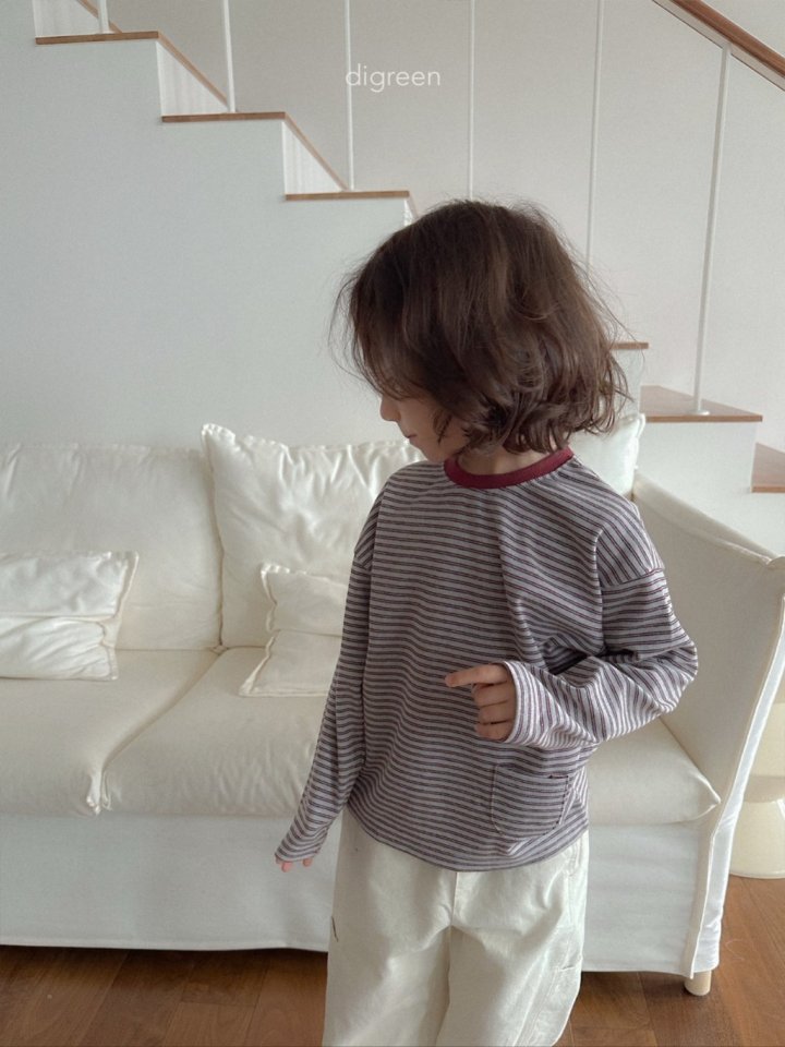 Digreen - Korean Children Fashion - #discoveringself - Pocket Tee - 9