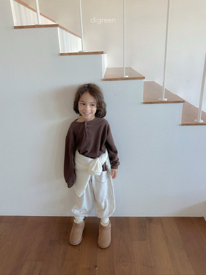 Digreen - Korean Children Fashion - #discoveringself - Button Tee - 6