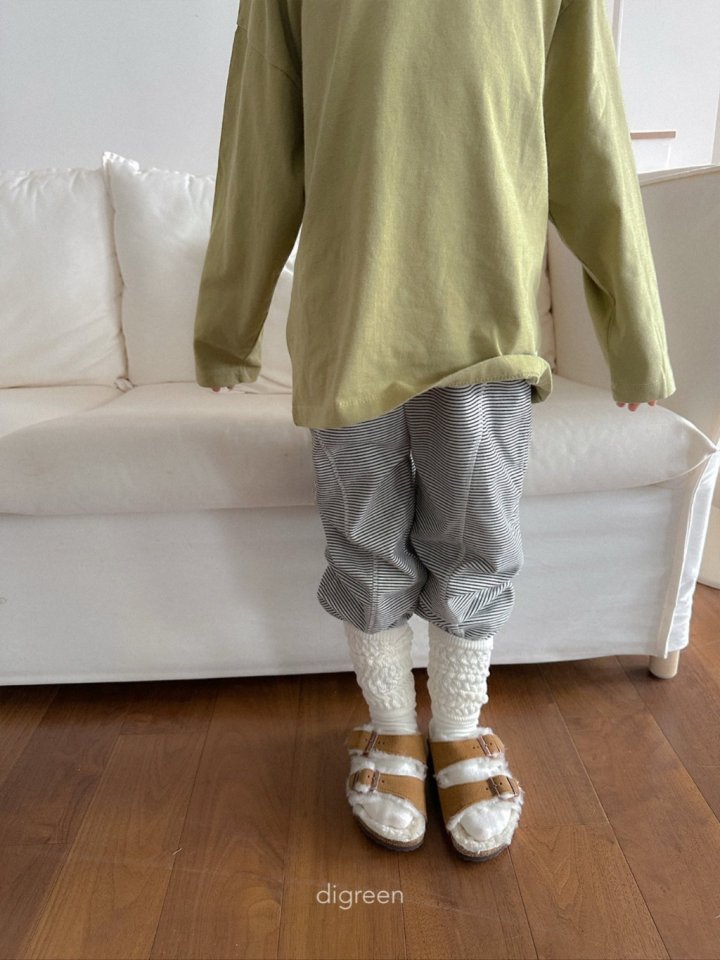 Digreen - Korean Children Fashion - #discoveringself - Stripe Jogger Leggings Pants - 11