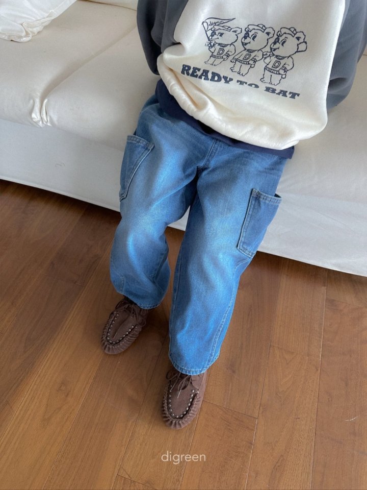 Digreen - Korean Children Fashion - #fashionkids - Tilt Jeans - 6
