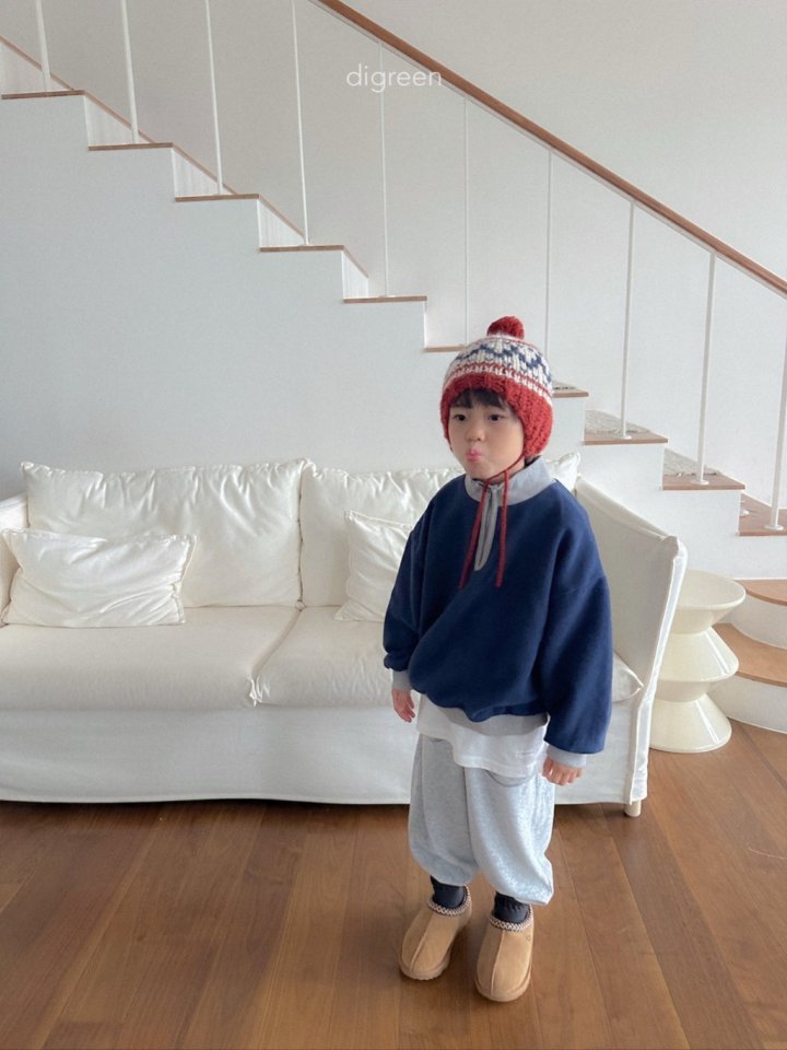 Digreen - Korean Children Fashion - #fashionkids - Line Zip-up Tee - 12