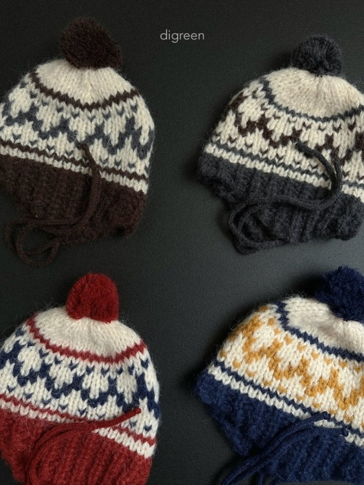 Digreen - Korean Children Fashion - #kidsshorts - Cowichan Bonnet - 3